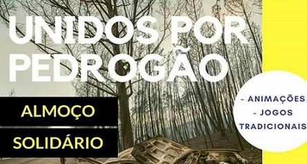 O almoço “Unidos por Pedrógão” realiza-se no próximo domingo