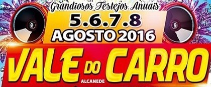 Vale do Carro em festa de 5 a 8 de agosto