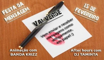 Valverde celebra o amor à moda antiga com Festa da Mensagem