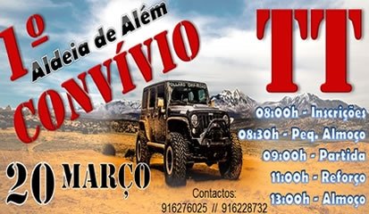 Jovens de Aldeia d’Além organizam o 1º Convívio Todo o Terreno