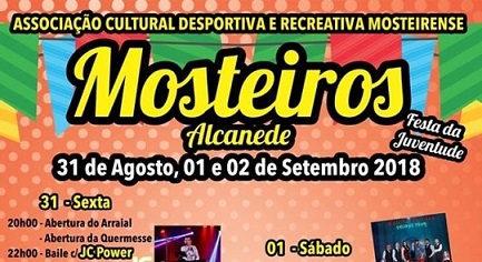 Mosteiros – Festa da Juventude de 31 de agosto a 2 setembro