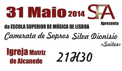 Camerata de Sopros Silva Dionísio dá concerto em Alcanede