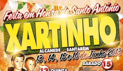 Xartinho em festa de 13 a 16 de junho de 2013