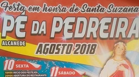 Pé da Pedreira – Festa em honra de Santa Suzana de 10 a 13 de agosto