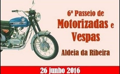 Aldeia da Ribeira – Motorizadas e Vespas saem à rua em mais um passeio organizado pela coletividade local