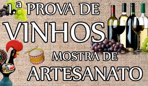 Mostra de vinhos e artesanato no Prado