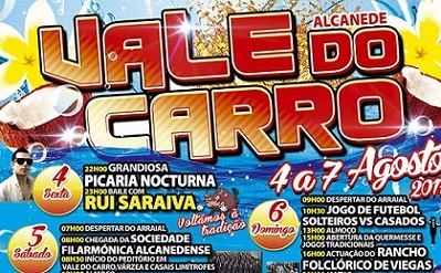Festas em Vale do Carro começam esta sexta feira