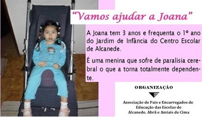 Festa de solidariedade pretende minimizar efeitos de paralisia cerebral em menina de 3 anos