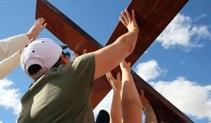 Jovens católicos em missão em Alcanede