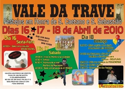Festejos em honra de S. Caetano e S. Sebastião – Vale da Trave