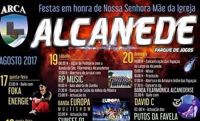 Festa de Alcanede arranca no dia 17 de agosto com um cartaz promissor