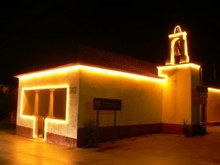 Vale da Trave tem mais encanto com a iluminação da capela