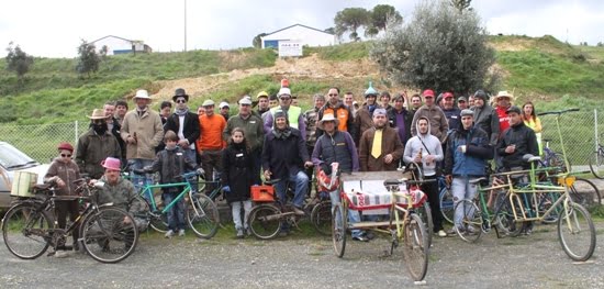 1ª edição da bike de palheiro foi um sucesso