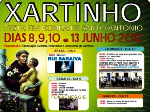 Xartinho prepara festa em honra de Santo António