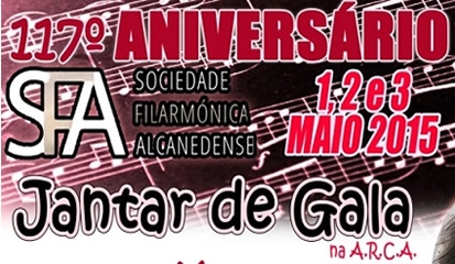 Jantar de gala e vários momentos musicais assinalam 117º aniversário da Banda de Alcanede