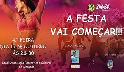 Zumba Fitness em Alcanede promete ritmo e saúde