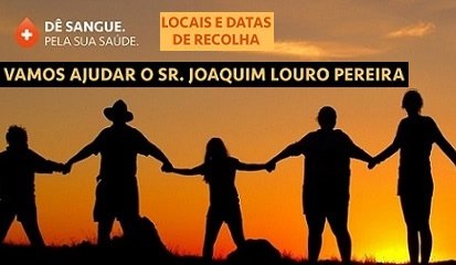 Locais e datas de recolha – Vamos ajudar o Sr. Joaquim Louro