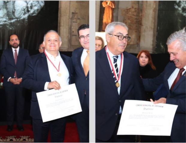 Empresários Eliseu Frazão e José Santos Luís distinguidos pelo Município com a Medalha de Mérito