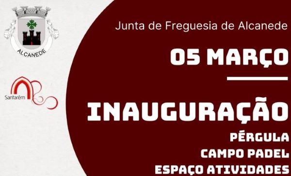 Novos equipamentos sociais e desportivos inaugurados dia 5 de março
