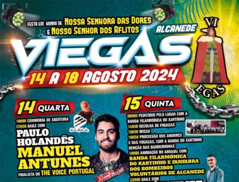 Festas anuais em Viegas arrancam ao som de Manuel Antunes finalista do The Voice