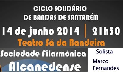 Banda Filarmónica de Alcanede dá música no 2º Ciclo Solidário de Bandas de Santarém
