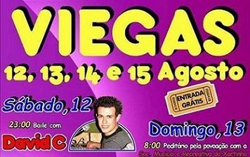 Viegas em festa de 12 a 15 de agosto