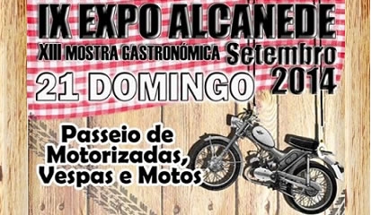Motorizadas vespas e motos aceleram na Expo-Alcanede 2014