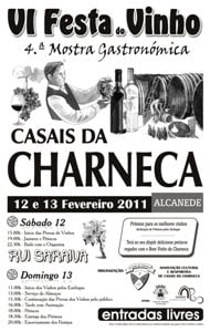 VI Festa do Vinho 2011 é já no próximo fim-de-semana em Casais da Charneca