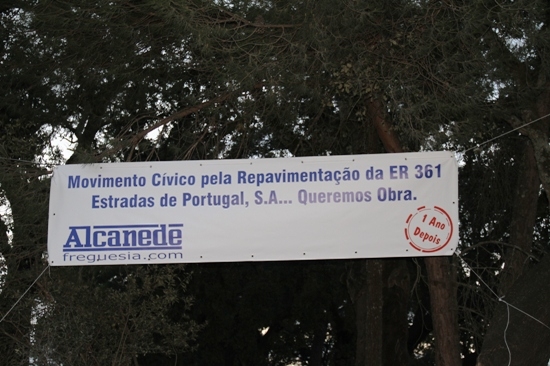 Movimento Cívico ER 361: “Estradas de Portugal S.A, Queremos Obra”