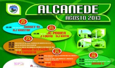 Festa de Alcanede anima vila de 22 a 26 de Agosto