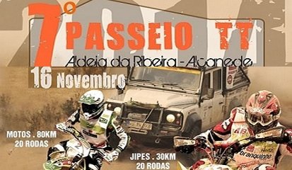 Vídeo – Passeio turístico TT de Aldeia da Ribeira percorre trilhos da região a 16 novembro