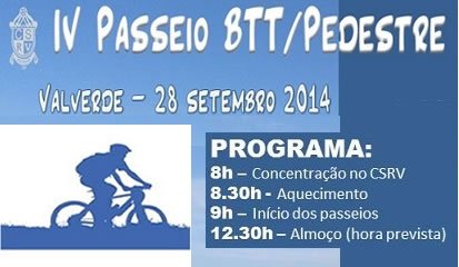 CSRV de Valverde fomenta verdadeiro espírito do BTT