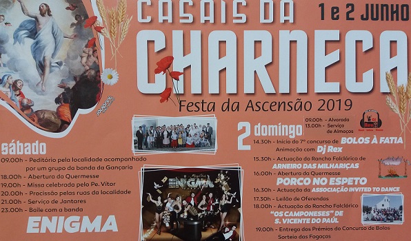 Casais da Charneca em Festa dias 1 e 2 de junho