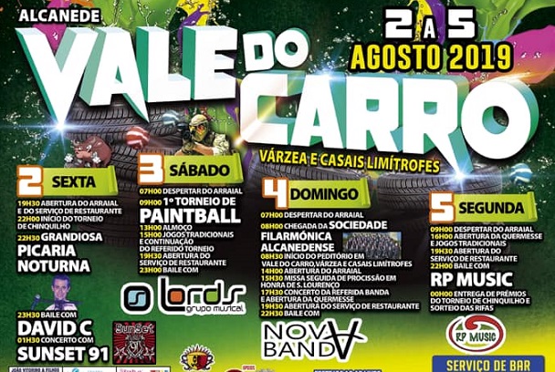 Vale do Carro e Casais limítrofes entra em Festa de 2 a 5 de Agosto