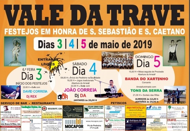 Vale da Trave em Festa de 3 a 5 de maio