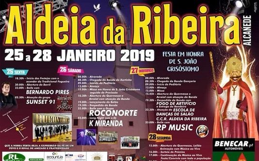 Aldeia da Ribeira em Festa de 25 a 28 Janeiro