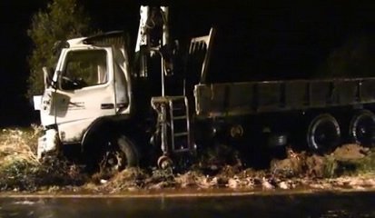 Despiste corta EN 362 perto de Alcanede