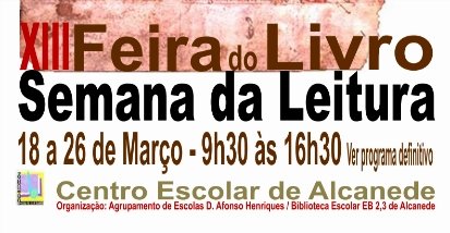 Agrupamento de Escolas organiza Semana da Leitura e Feira do Livro 2014