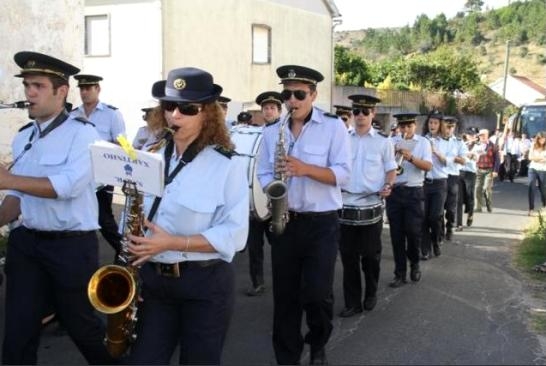 Banda Filarmónica do Xartinho em concerto no Sá da Bandeira, em Santarém