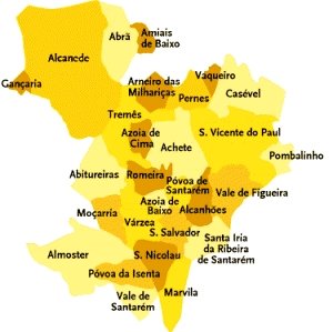 Alcanede, Gançaria, Abrã e Amiais de Baixo mantêm o estatuto de freguesias autónomas