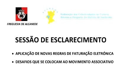 JF Alcanede e Federação das Coletividades do Distrito organizam Sessão de Esclarecimento