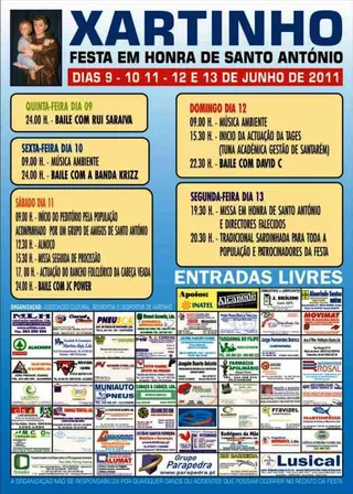 cartaz Xartinho 2011 1