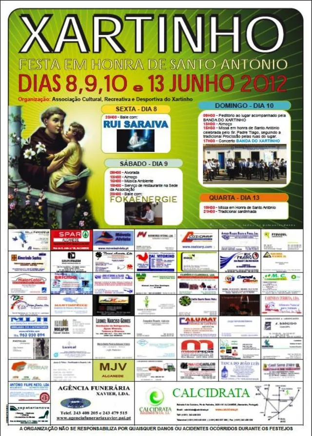 cartaz Xartinho 2012