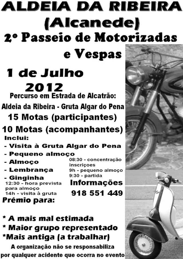 Passeio de motorizadas Ald.Rib 20122
