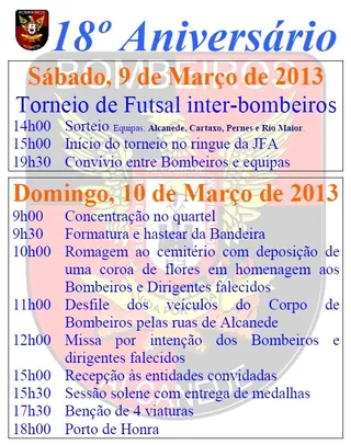 Cartaz BVA Aniversario