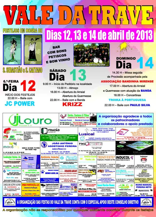 CARTAZ VALE TRAVE 2013