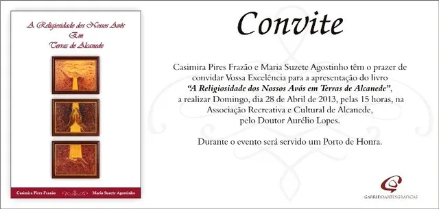 Convite Livro Suzete e Casimira Portal