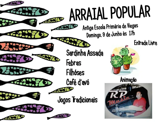 Cartaz RFViegas Arraial