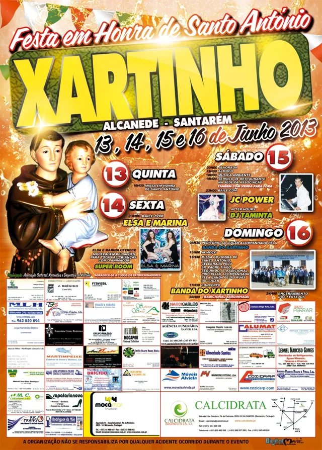 Cartaz Xartinho 2013