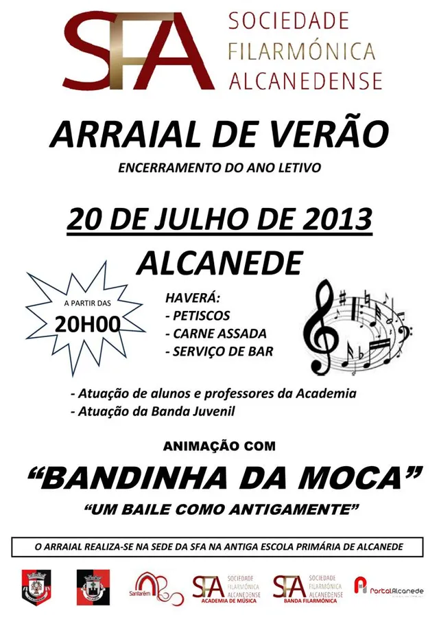 Cartaz Arraial SFA